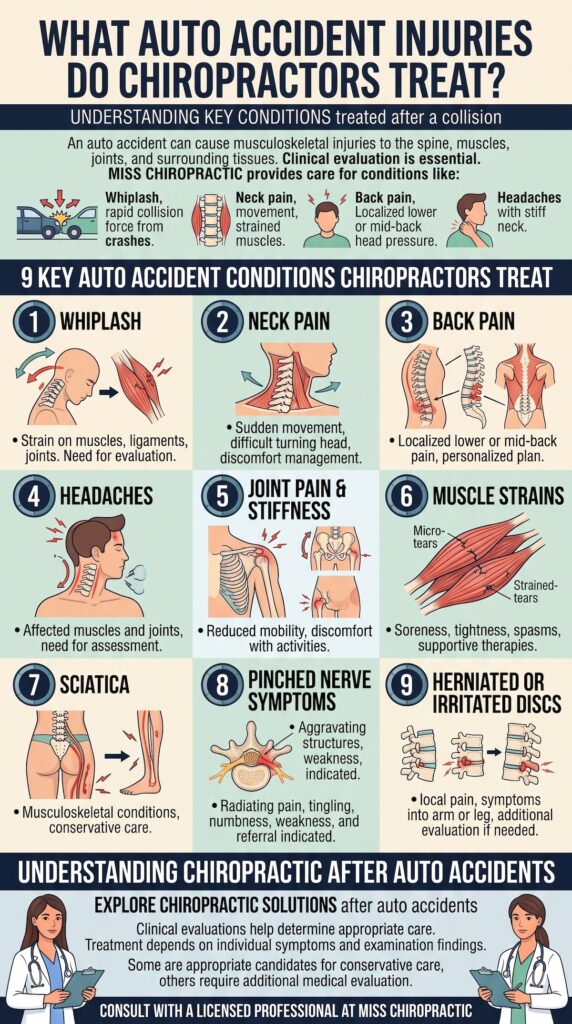 Auto Accident Chiropractor in Palm Beach Gardens Infographic